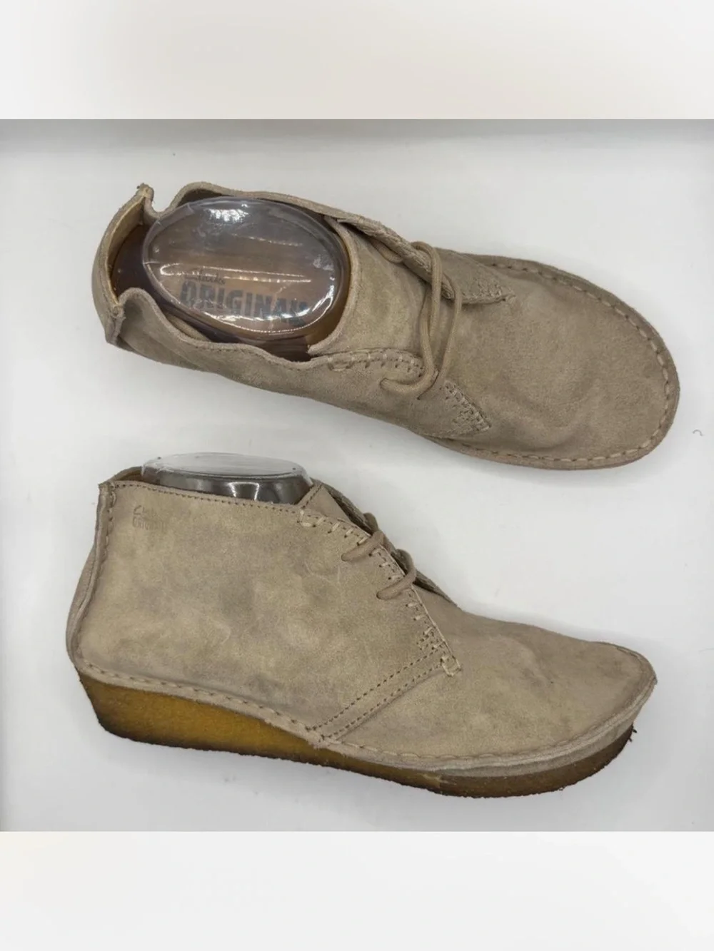 Clarks Originals Faraway Canyon lace-up wedge ankle boots